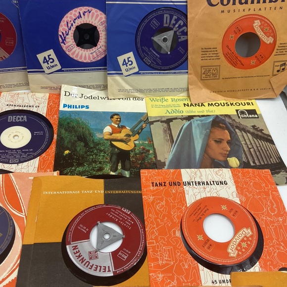 45 RPM 7” German Record Lot 31 of them! - Picture 3 of 16